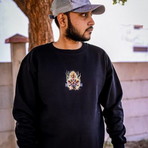 'Super Saiyan' Black Sweatshirt (S1D1)