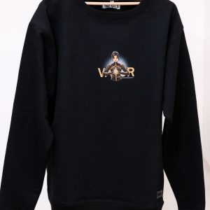 Valor Black Sweatshirt (S1D3)